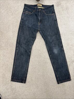 TOBACCO Men's Straight Jeans in Dark Indigo